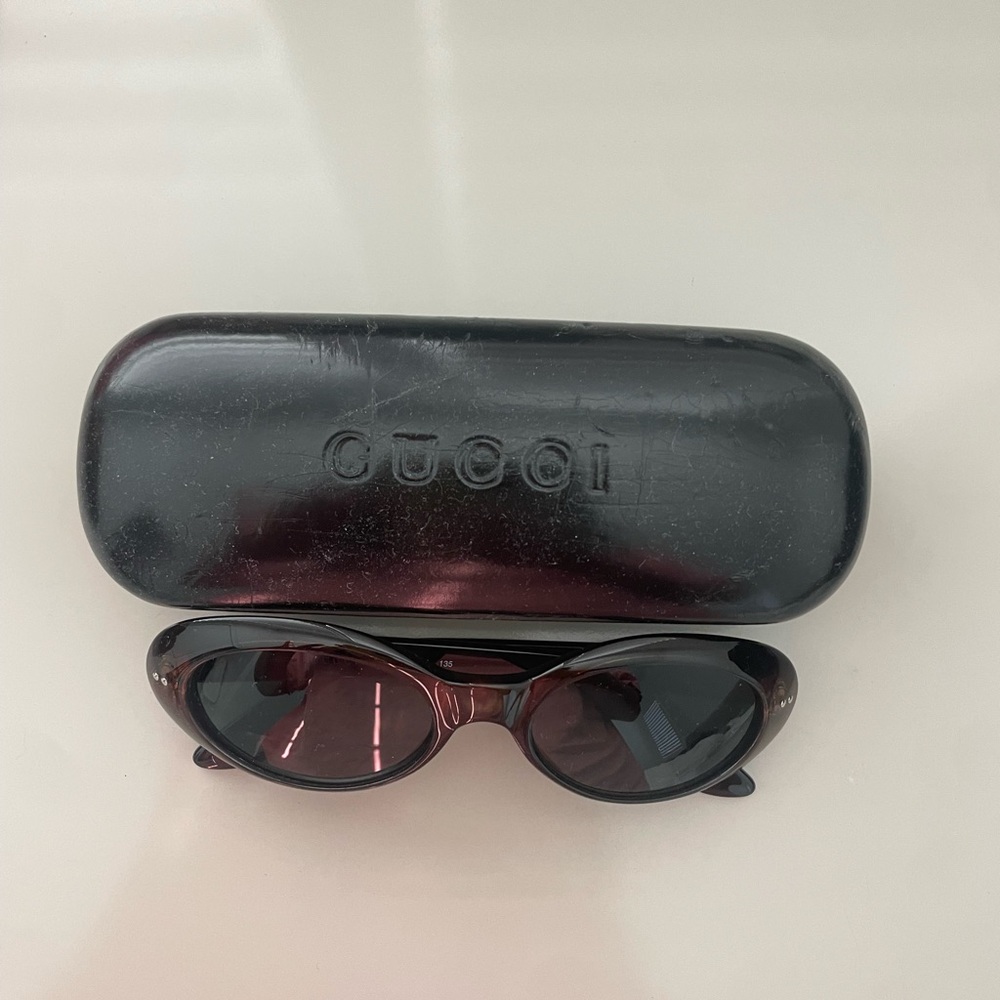 Vintage Gucci Black Sunglasses
